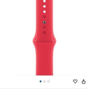 NEW Red Apple Watch Sports Band